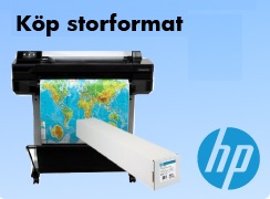 Kp HP stor format skrivare - printer fr ritningar, stora bilder format A0 A1 A4 mm.
